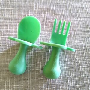 Grabease babies spoon and fork
